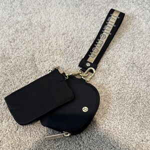 Lululemon Dual Pouch Wristlet New